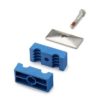 Bolted Clamp, Plastic, Twin Tube Support Kit, 12mm, Swagelok 304-S1T-PP-12TM-ST
