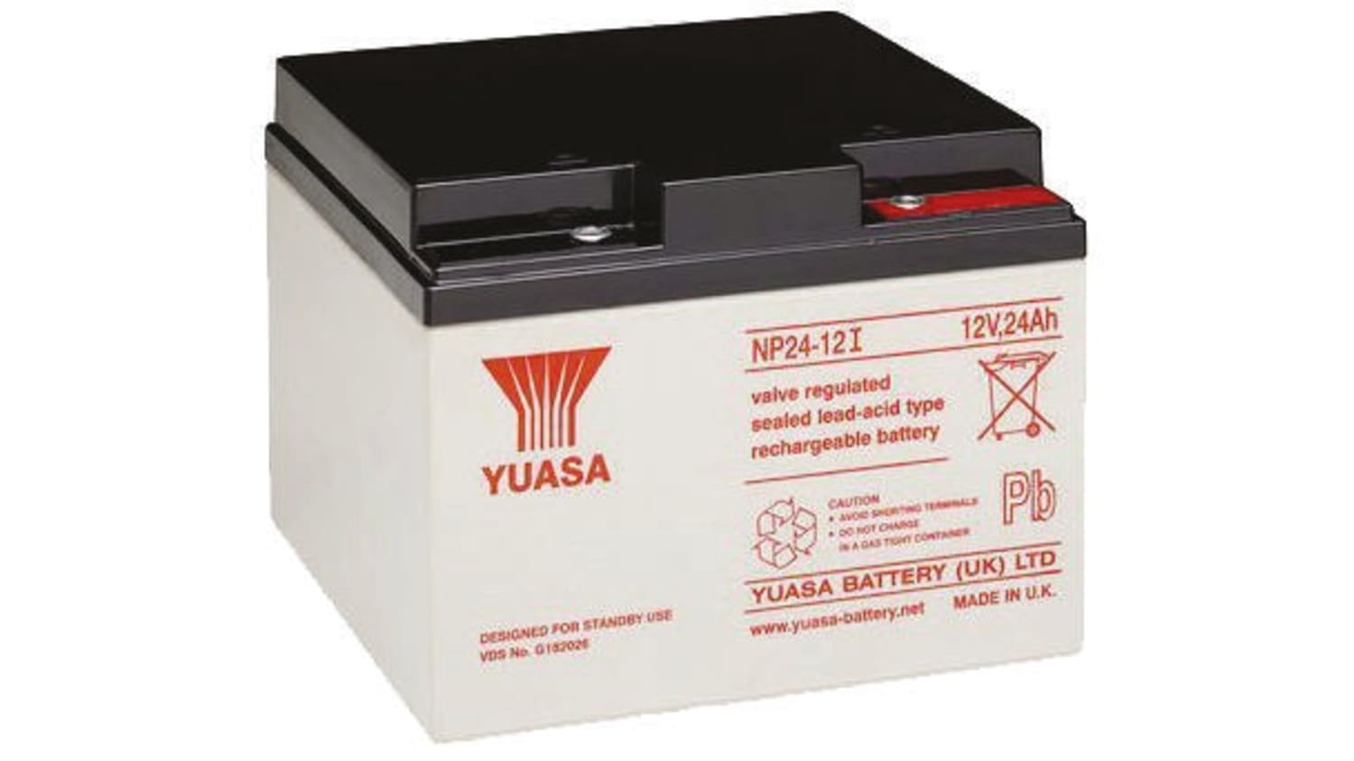 Yuasa NP17-12I Industrial NP Série 12V 17Ah Lead Acid Batterie